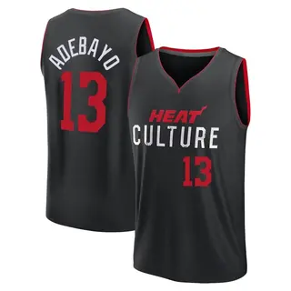 Men's Bam Adebayo Miami Heat Black 2023/24 City Edition Jersey - Fast Break