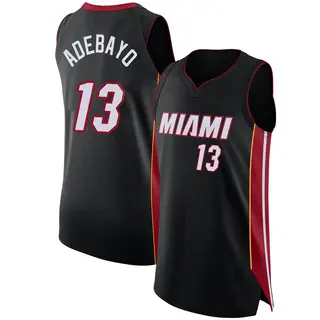 Men's Bam Adebayo Miami Heat Black Jersey - Icon Edition - Authentic