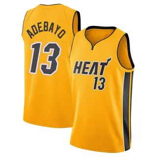 Men's Bam Adebayo Miami Heat Gold 2020/21 Jersey - Earned Edition - Swingman