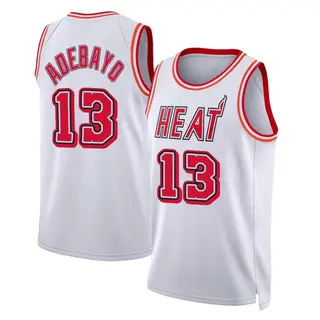 Men's Bam Adebayo Miami Heat White Classic Edition 2022/23 Jersey - Swingman