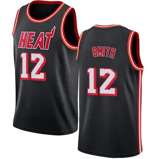 Men's Dru Smith Miami Heat Black Fashion Hardwood Classics Jersey - Swingman