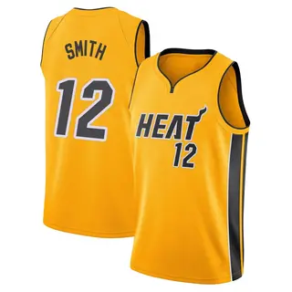 Men's Dru Smith Miami Heat Gold 2020/21 Jersey - Earned Edition - Swingman