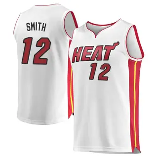 Men's Dru Smith Miami Heat White Jersey - Association Edition - Fast Break