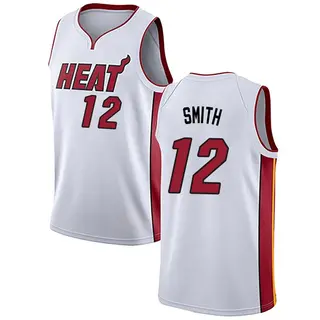 Men's Dru Smith Miami Heat White Jersey - Association Edition - Swingman