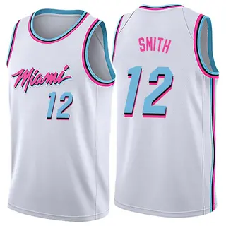 Men's Dru Smith Miami Heat White Jersey - City Edition - Swingman