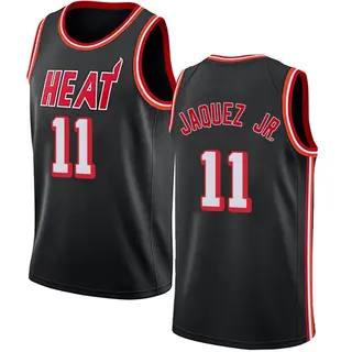 Men's Jaime Jaquez Jr. Miami Heat Black Fashion Hardwood Classics Jersey - Swingman