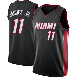 Men's Jaime Jaquez Jr. Miami Heat Black Jersey - Icon Edition - Swingman