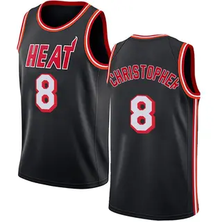 Men's Josh Christopher Miami Heat Black Fashion Hardwood Classics Jersey - Swingman