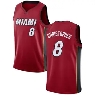 Men's Josh Christopher Miami Heat Red Jersey - Statement Edition - Swingman