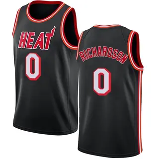 Men's Josh Richardson Miami Heat Black Fashion Hardwood Classics Jersey - Swingman