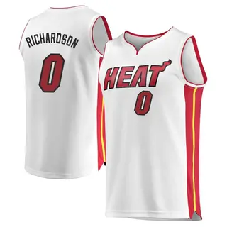 Men's Josh Richardson Miami Heat White Jersey - Association Edition - Fast Break