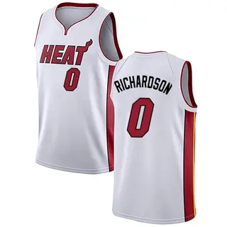 Men's Josh Richardson Miami Heat White Jersey - Association Edition - Swingman