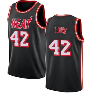 Men's Kevin Love Miami Heat Black Fashion Hardwood Classics Jersey - Swingman