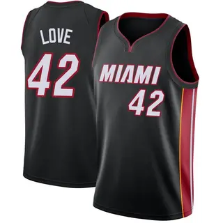 Men's Kevin Love Miami Heat Black Jersey - Icon Edition - Swingman