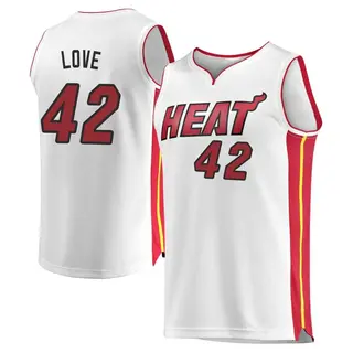 Men's Kevin Love Miami Heat White Jersey - Association Edition - Fast Break