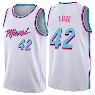 Men's Kevin Love Miami Heat White Jersey - City Edition - Swingman