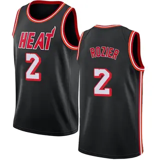 Men's Terry Rozier Miami Heat Black Fashion Hardwood Classics Jersey - Swingman