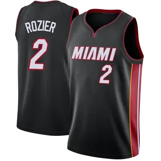 Men's Terry Rozier Miami Heat Black Jersey - Icon Edition - Swingman