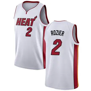 Men's Terry Rozier Miami Heat White Jersey - Association Edition - Swingman