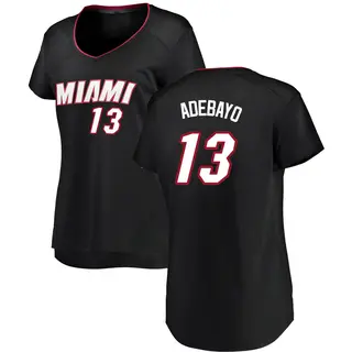 Women's Bam Adebayo Miami Heat Black Jersey - Icon Edition - Fast Break