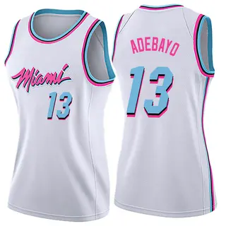 Women's Bam Adebayo Miami Heat White Jersey - City Edition - Swingman