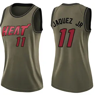 Women's Jaime Jaquez Jr. Miami Heat Green Salute to Service Jersey - Swingman