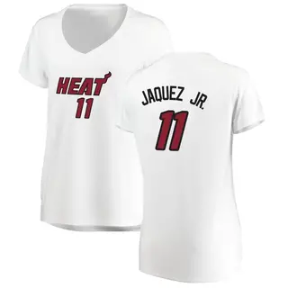 Women's Jaime Jaquez Jr. Miami Heat White Jersey - Association Edition - Fast Break