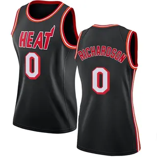 Women's Josh Richardson Miami Heat Black Fashion Hardwood Classics Jersey - Swingman