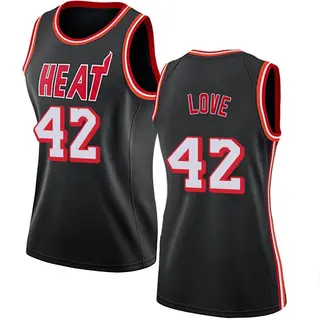 Women's Kevin Love Miami Heat Black Fashion Hardwood Classics Jersey - Swingman