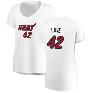 Women's Kevin Love Miami Heat White Jersey - Association Edition - Fast Break