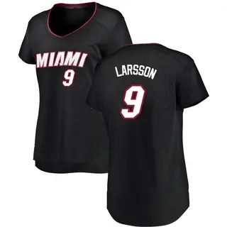 Women's Pelle Larsson Miami Heat Black Jersey - Icon Edition - Fast Break