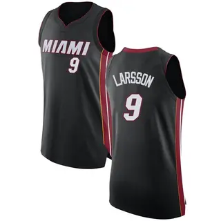 Women's Pelle Larsson Miami Heat Black Jersey - Icon Edition - Swingman