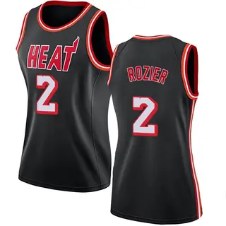 Women's Terry Rozier Miami Heat Black Fashion Hardwood Classics Jersey - Swingman