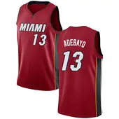 Youth Bam Adebayo Miami Heat Red Jersey - Statement Edition - Swingman