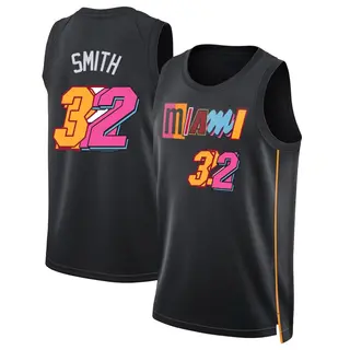 Youth Dru Smith Miami Heat Black 2021/22 City Edition Jersey - Swingman