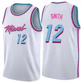 Youth Dru Smith Miami Heat White Jersey - City Edition - Swingman