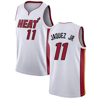 Youth Jaime Jaquez Jr. Miami Heat White Jersey - Association Edition - Swingman