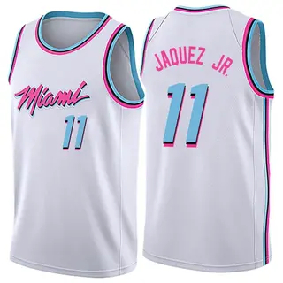 Youth Jaime Jaquez Jr. Miami Heat White Jersey - City Edition - Swingman