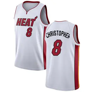 Youth Josh Christopher Miami Heat White Jersey - Association Edition - Swingman