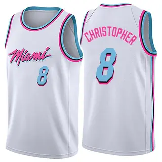 Youth Josh Christopher Miami Heat White Jersey - City Edition - Swingman