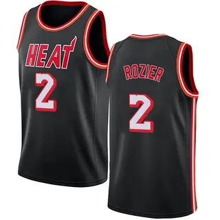 Youth Terry Rozier Miami Heat Black Fashion Hardwood Classics Jersey - Swingman